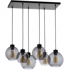 Φωτιστικό Κρεμαστό 6xE27 230V Μαύρο 955ALTHEA6